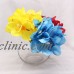 6 Heads Real Touch Latex Orchid Artificial Flowers White Wedding Bridal Bouquet   162528175552